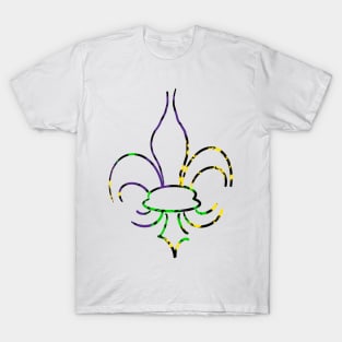 Mardi Gras Fleur De Lis T-Shirt